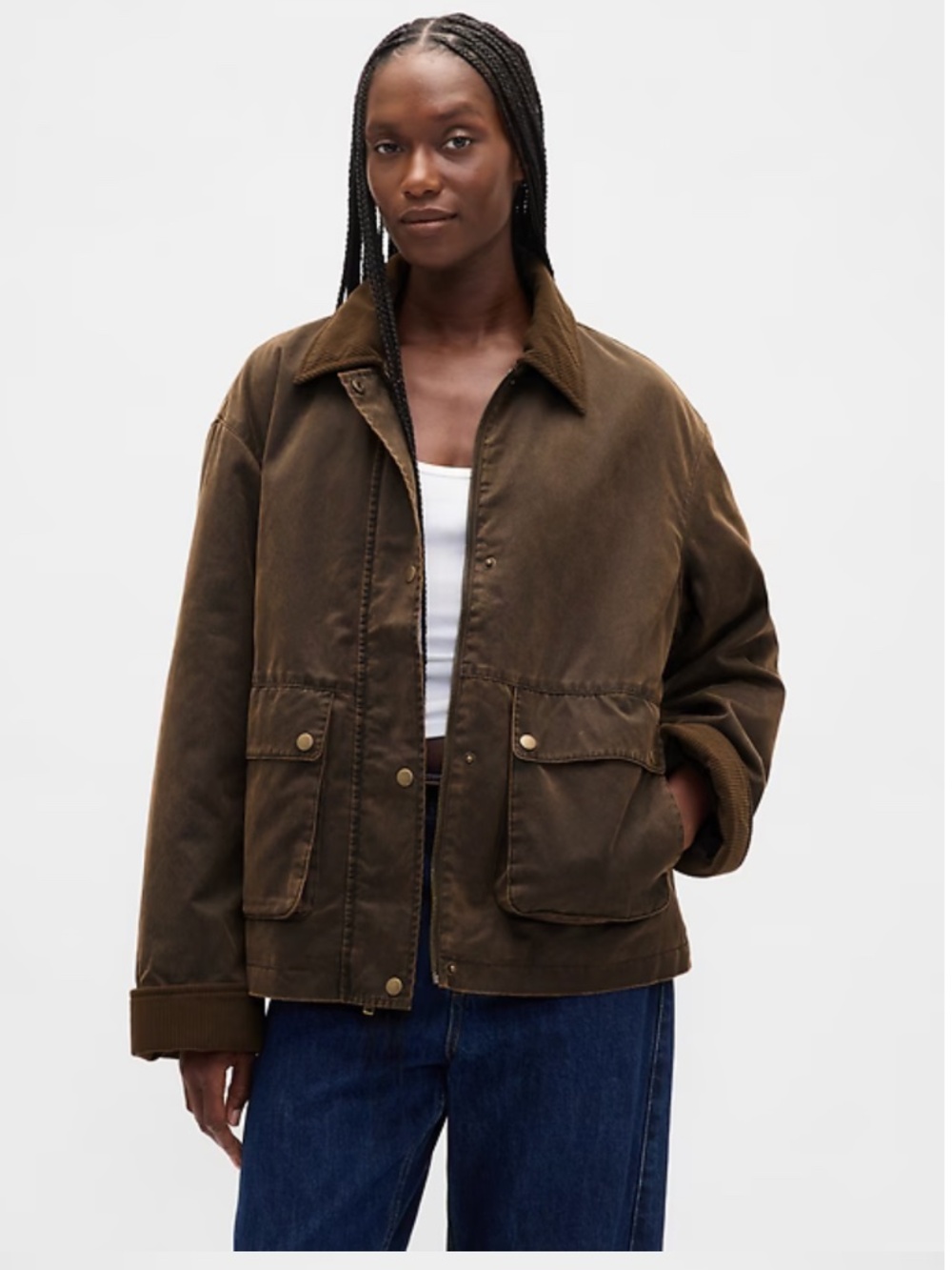 GAP Waxed Canvas Barn Jacket - Size S - Like New!